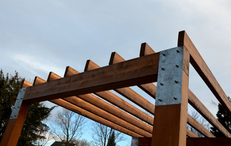 Curved Pergola Installation in Conroe, TX