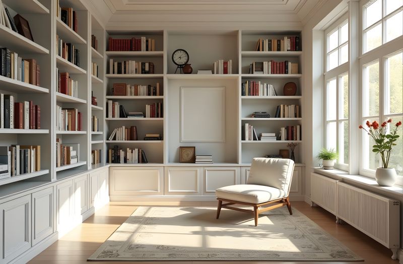 Custom Bookcase Installation in Annapolis, MD