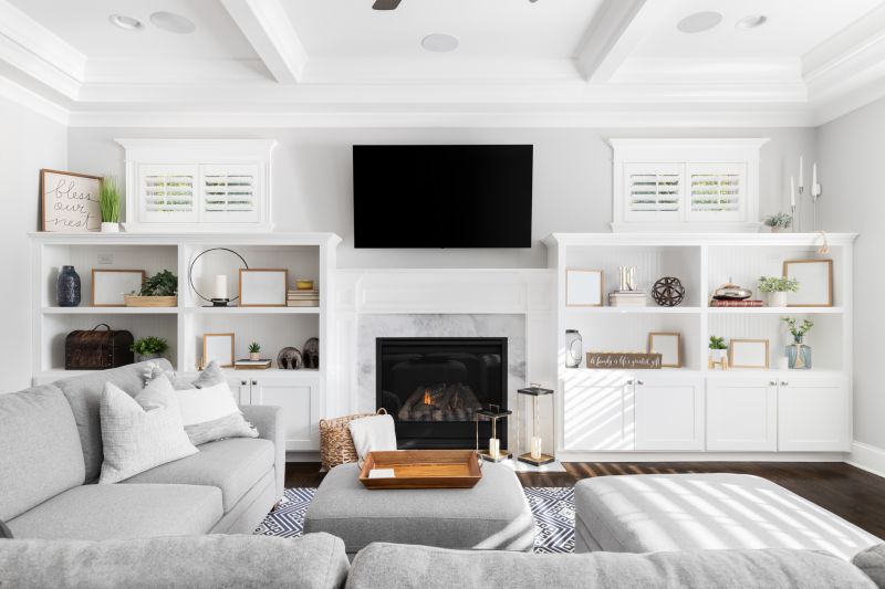 Fireplace Cabinet Installation in Durham, NC