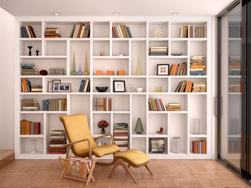 Built In Bookcase Installation in Fairfax, VA