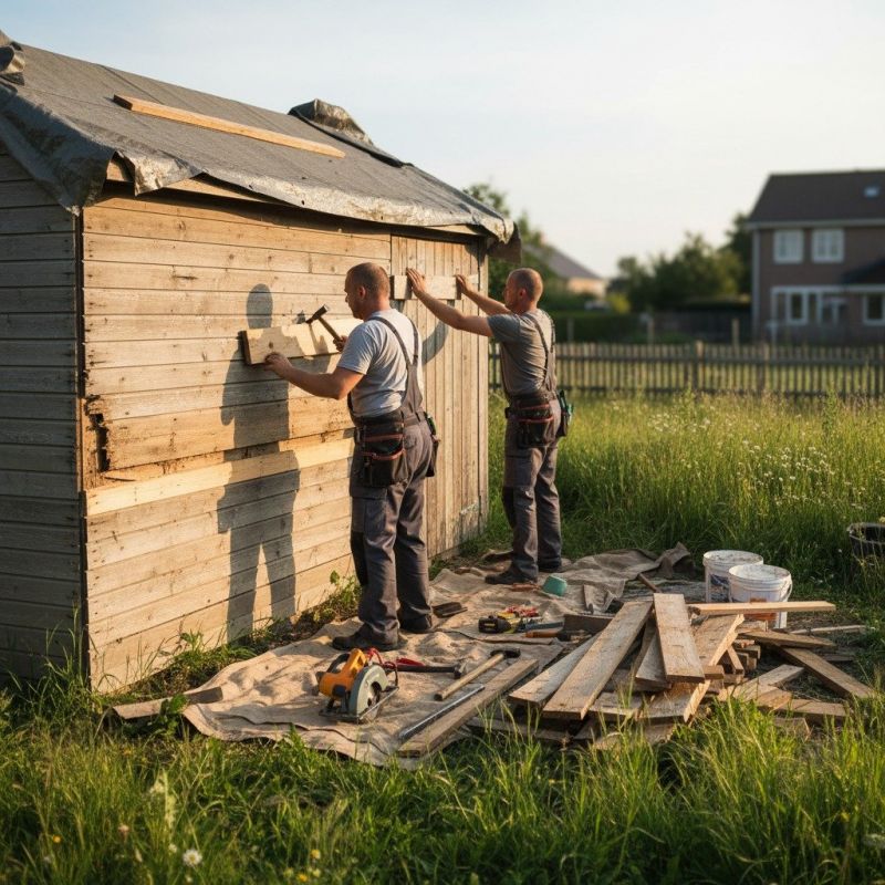 Shed Damage Repair in Kansas City, KS